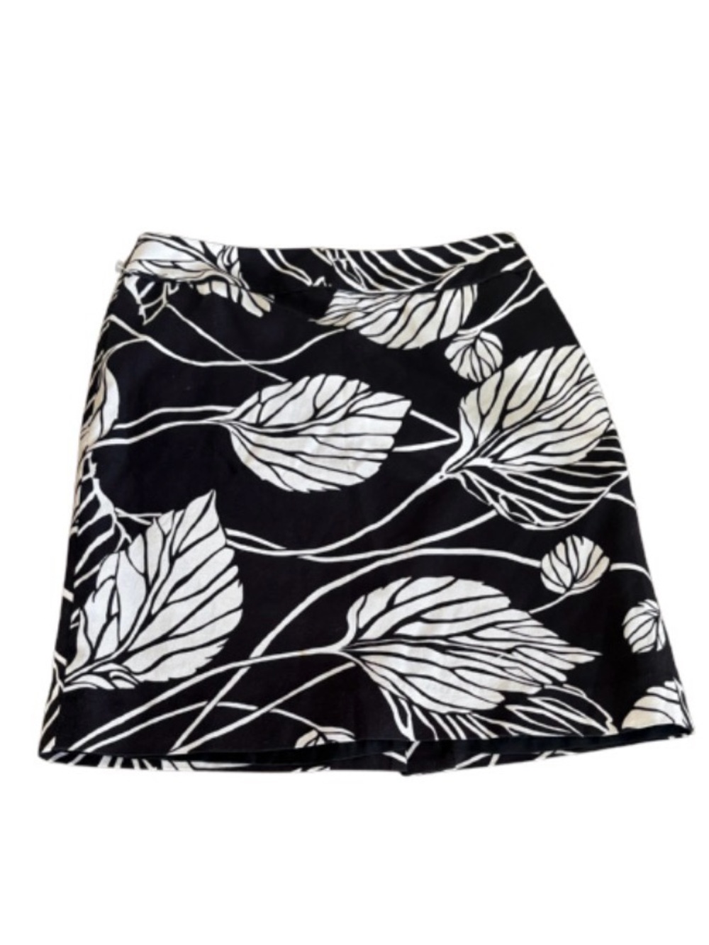 LOFT Black and White Skirt
